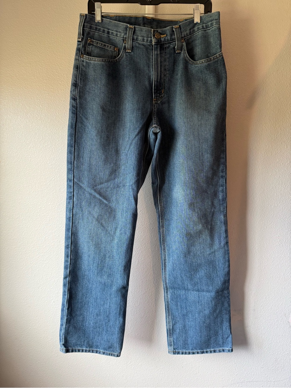 Carhartt Men's Blue Denim Jeans - Classic Straight Fit